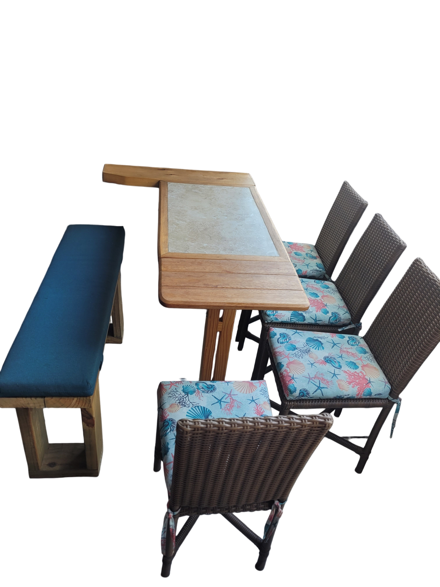 Conjunto para varanda retrátil - máxima espaço, ambiente