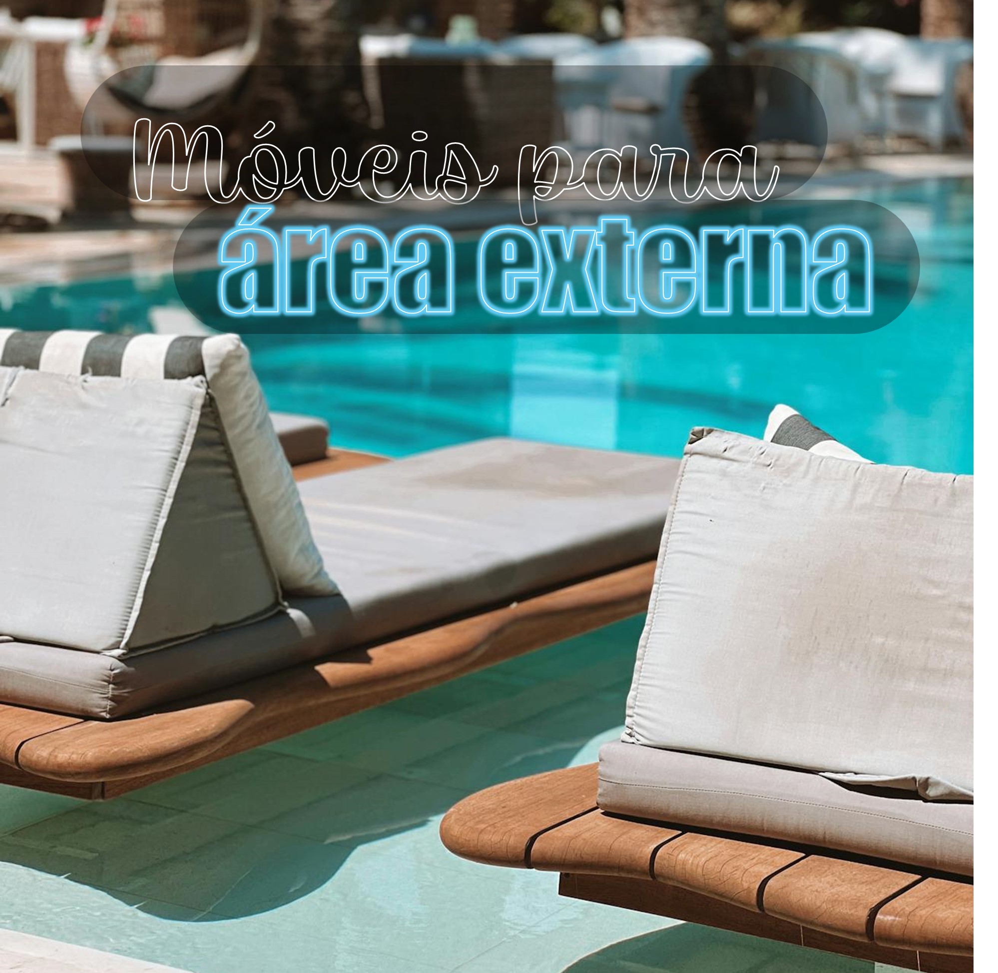 Móveis para área externa, jardim, piscina, varanda, etc O Carpinteiro Artesão